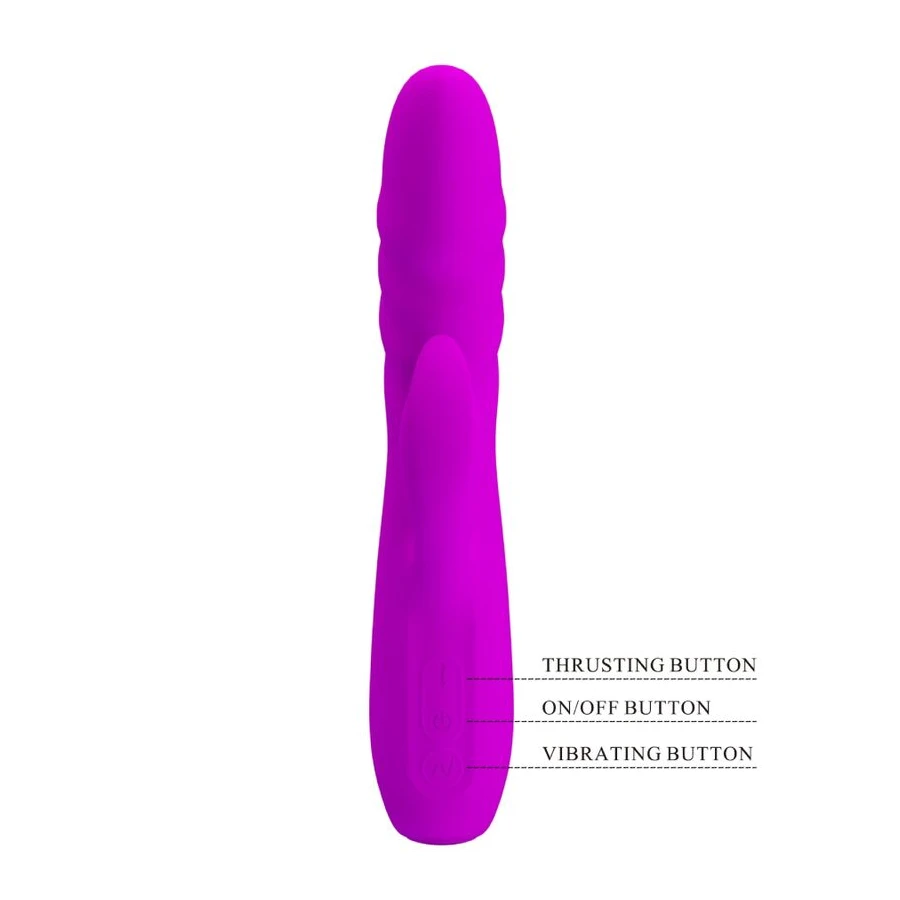 PRETTY LOVE - MELANIE PURPLE LADATTAVA RABIT VIBRATOR